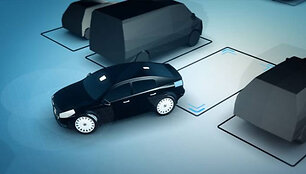 Volvo создала машину, которая сама находит место на парковке