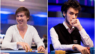 Kristijonas Andrulis ir Anaras Alekberovas / PokerStarsBlog.com nuotr.