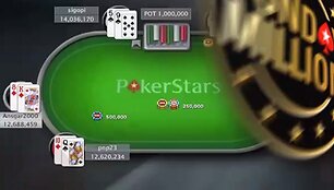 Didžiausias savaitės turnyras "Sunday Million" / PokerStars.tv nuotr.