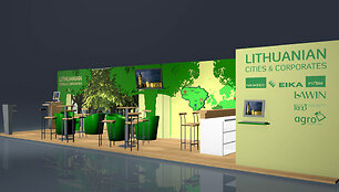 Lietuvos stendo "MIPIM 2013" vizualizacija