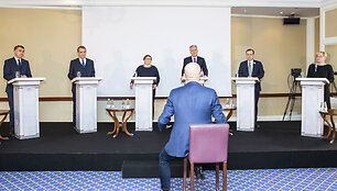 Petras Au&scaron;trevičius, Arvydas Juozaitis, Au&scaron;ra Maldeikienė, Gitanas Nausėda, Naglis Puteikis, Ingrida &Scaron;imonytė
