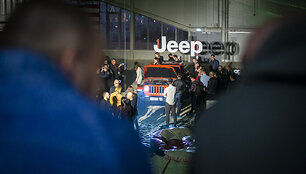 Naujojo &bdquo;Jeep Wrangler&ldquo; pristatymas Vilniuje