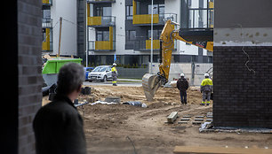 Daugiabučio statybos Budiniškių gatvėje