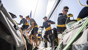 Regatos „AF Offshore Race“ aplink Gotlando salą startas