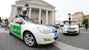 &bdquo;Street View&ldquo; automobiliai Vilniuje