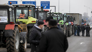 Žemdirbių protesto akcija