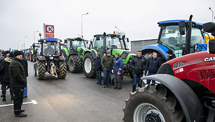 Žemdirbių protesto akcija