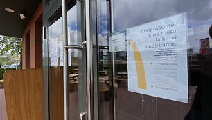 Uždarytas &bdquo;McDonald's&ldquo; restoranas Žirmūnuose