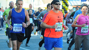 Tarptautinio Vilniaus maratono akimirka
