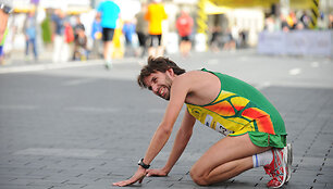 Tarptautinio Vilniaus maratono akimirka