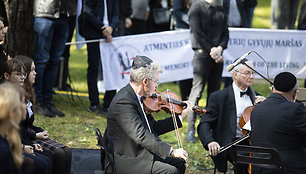 Lietuvos žydų genocido aukų pagerbimo ceremonija