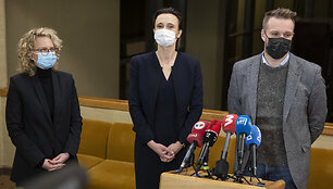 Au&scaron;rinė Armonaitė, Viktorija Čmilytė-Nielsen, Gabrielius Landsbergis