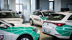 Pristatyti nauji tarnybiniai policijos automobiliai