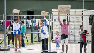 Migrantai Druskininkų užkardoje