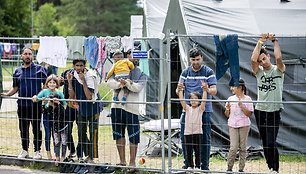 Migrantai Druskininkų užkardoje