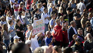 Protestas prieš Galimybių pasą