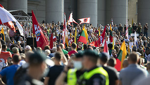 Protestas prieš Galimybių pasą