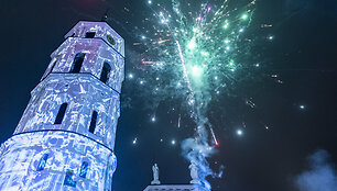 Vilnius pasitinka 2022-uosius metus