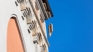 Aptrupėjusi Sukilėlių koplyčia Rasų kapinėse