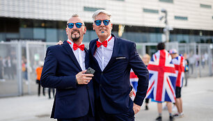 &bdquo;Eurovizijos&ldquo; gerbėjai rinkosi į&bdquo;PalaOlimpico&ldquo; areną