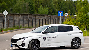 Degalų suvartojimo eksperimentas su „Peugeot 308“