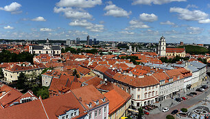 Vilniaus senamiesčio panorama
