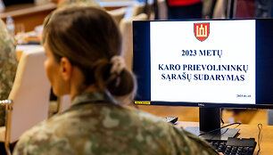 Karo prievolininkų sąra&scaron;o sudarymo pradžia
