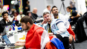 &bdquo;Eurovizijos&ldquo; spaudos centre &ndash; palaikymas Monikai Linkytei