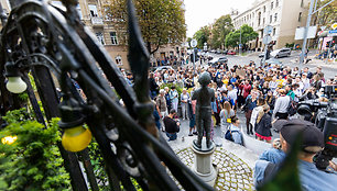 Protestas dėl medžių J.Basanavičiaus gatvėje