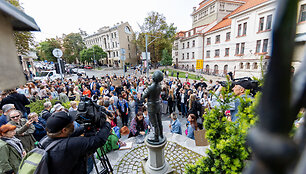 Protestas dėl medžių J.Basanavičiaus gatvėje
