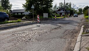 Kelio remontas Juodajame kelyje