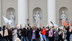 Studentų eisena Vilniuje