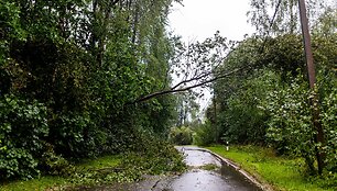 Audros padariniai Vilniuje