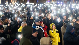 Protestas „Dešimt minučių tylos“