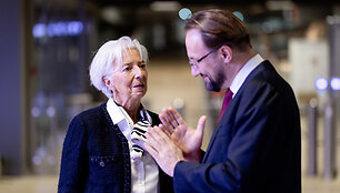 Christine Lagarde, Gediminas &Scaron;imkus