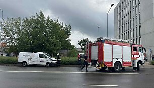 Avarija Naugarduko gatvėje