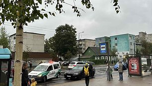 Dviejų BMW avarija Savanorių prospekte