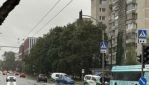 Dviejų BMW avarija Savanorių prospekte