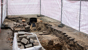 Archeologiniai kasinėjimai Pranci&scaron;konų gatvėje