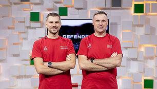Dakaro dalyviai Mindaugas Sidabras ir Ernestas Česokas