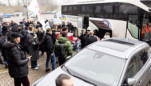 20 Baltarusijos politinių kalinių atvyko į Vilnių