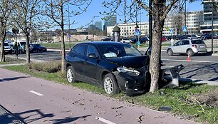 BMW ir &bdquo;Toyota&ldquo; avarija prie Seimo