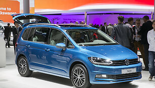 &bdquo;Volkswagen&ldquo; automobilių stendas Frankfurto automobilių parodoje