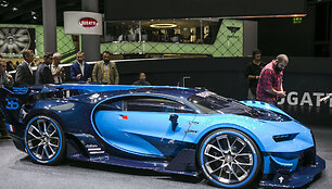 &bdquo;Bugatti Vision Gran Tourismo&ldquo; Frankfurto automobilių parodoje