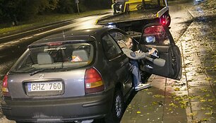 Naktinis Vilniaus kelių policijos reidas