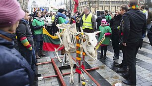 Pienininkų protesto akcija