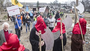 Akcija čigonų tabore &bdquo;I&scaron; mirties į gyvenimą!&ldquo;