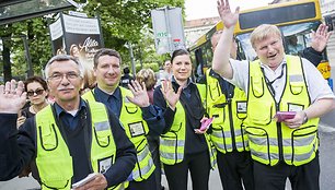 Prie „Užkalbink!“ dienos prisijungė viešojo transporto kontrolieriai