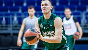 &bdquo;Žalgirio&ldquo; treniruotė Stambule