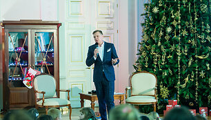 Renginio &bdquo;Knygų Kalėdos&ldquo; akimirka